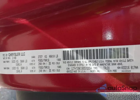 2008 Mitsubishi Raider Ls из США, поврежденный, VIN 1Z7HT28K18S572954